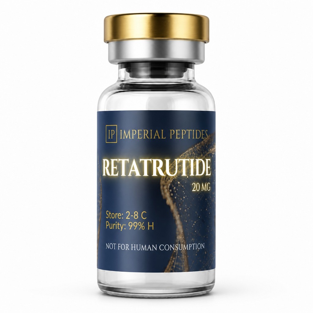 recreate this EXACT peptide vial, background and everything just replace the original label with the new one provided make back ground white, keep the EXACT size and shape of the vial