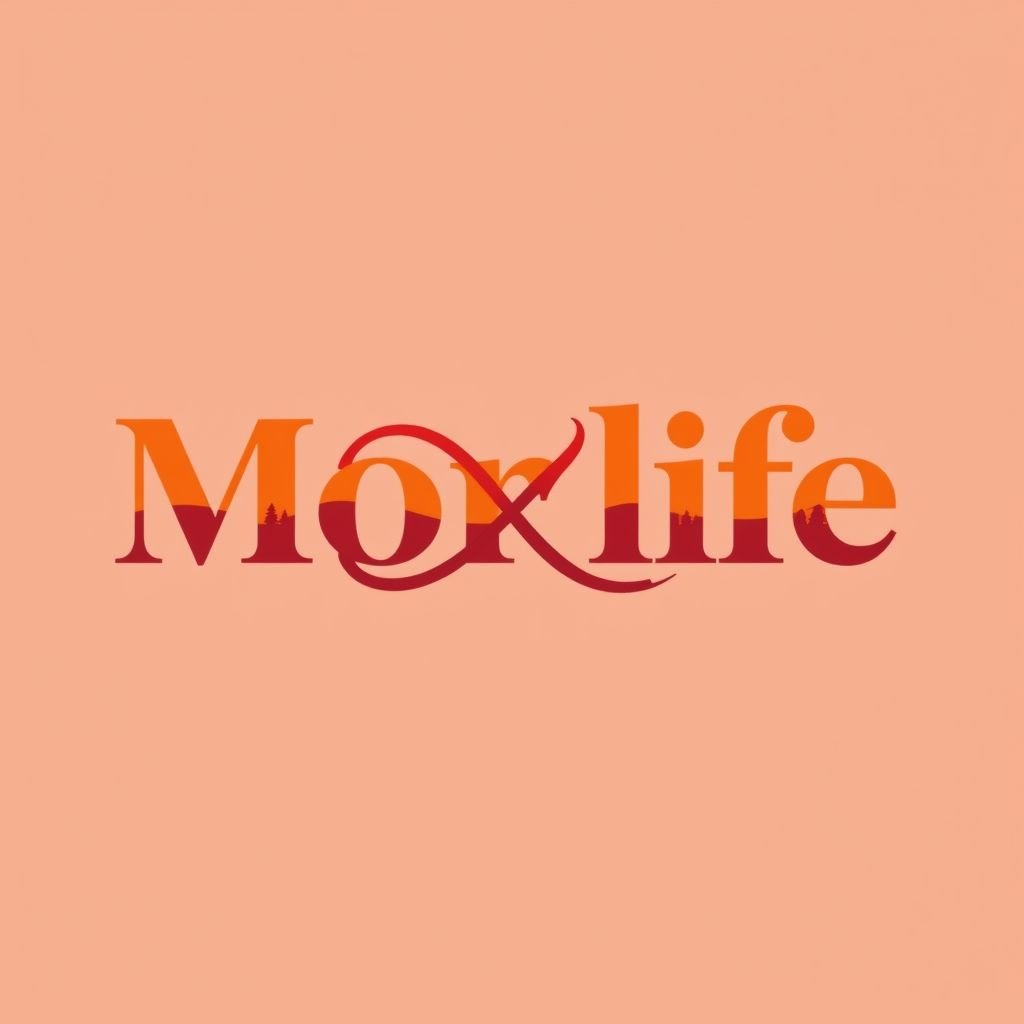mockup design, Create a vibrant T-shirt design featuring "Morlife" in dynamic graphic typography, utilizing rich fall colors like burnt orange, deep red, and golden yellow. Incorporate an elegant infinity sign, seamlessly integrated into the text. The overall aesthetic should evoke warmth and positivity, perfect for autumn wear and inspiring a sense of timelessness.