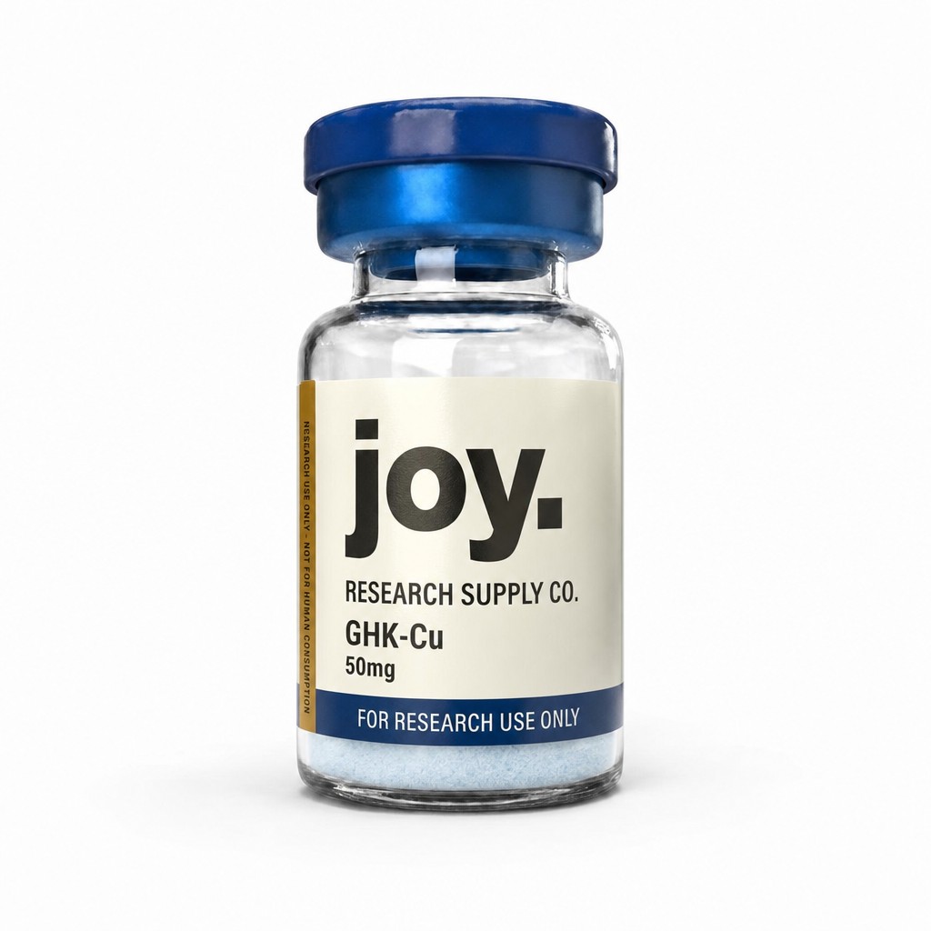 keep everything the same just replace the "NAD+" to Say "GHK-Cu". and the milligram should state "50mg" instead of 10mg.
Keep the same white background.
The powder should be a light blue hint on the bottom of the vial