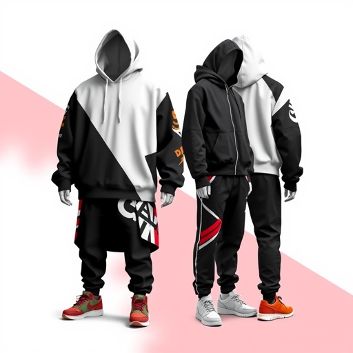 mockup design, Create a mockup design for a fashion-forward clothing line named "D.Ap" that features a sleek, minimalist aesthetic. Incorporate bold, asymmetrical patterns and a vibrant color palette, showcasing versatile streetwear pieces. Highlight unique details, such as innovative stitching and eco-friendly materials, while maintaining a contemporary urban vibe.