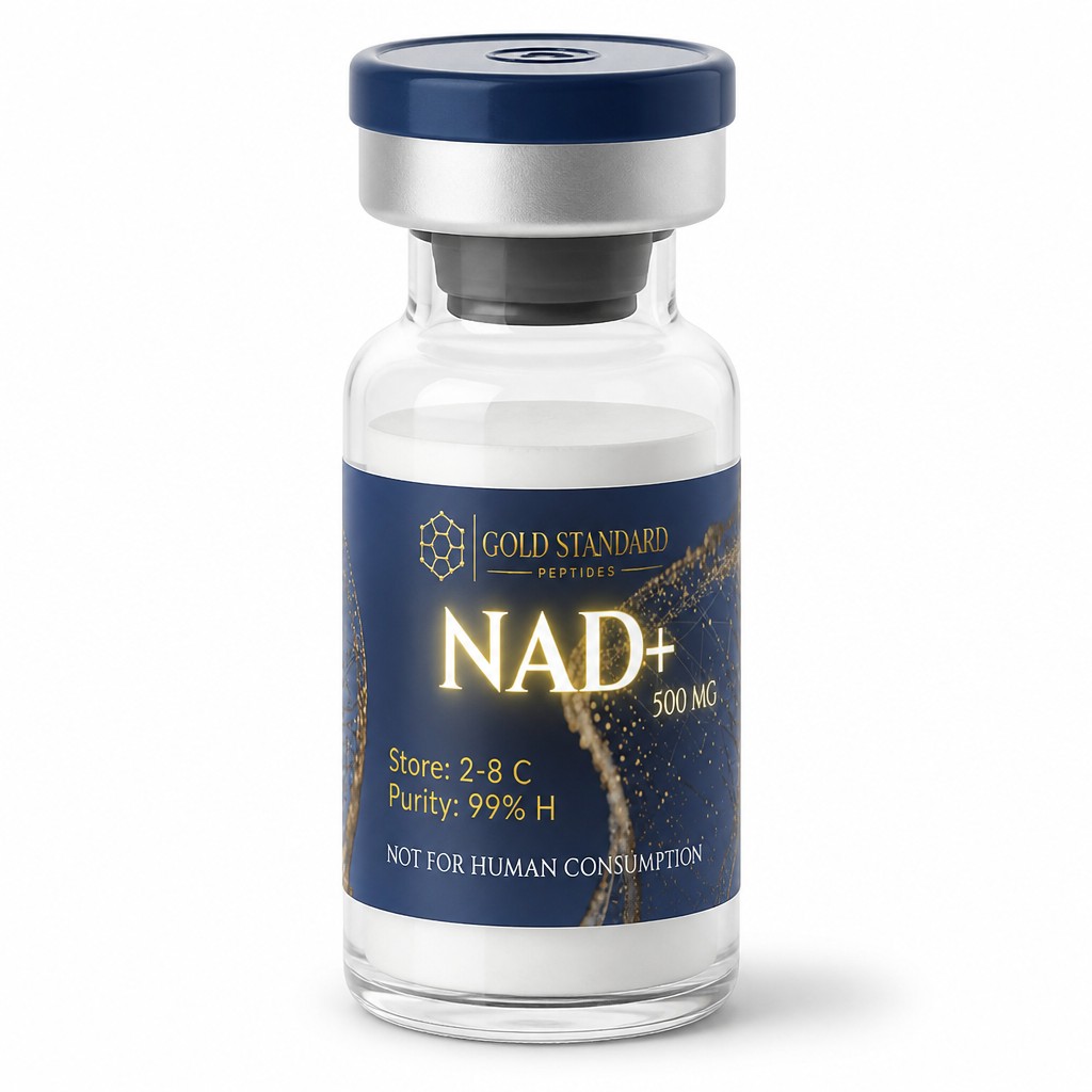 recreate this EXACT peptide vial, background and everything just replace the original label with the new one provided make back ground white, keep the EXACT size and shape of the vial